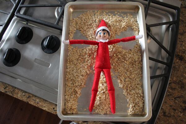 Did you know Elf on the Shelf loves oatmeal? CONTRIBUTED BY CHILDREN’S HEALTHCARE OF ATLANTA’S STRONG4LIFE