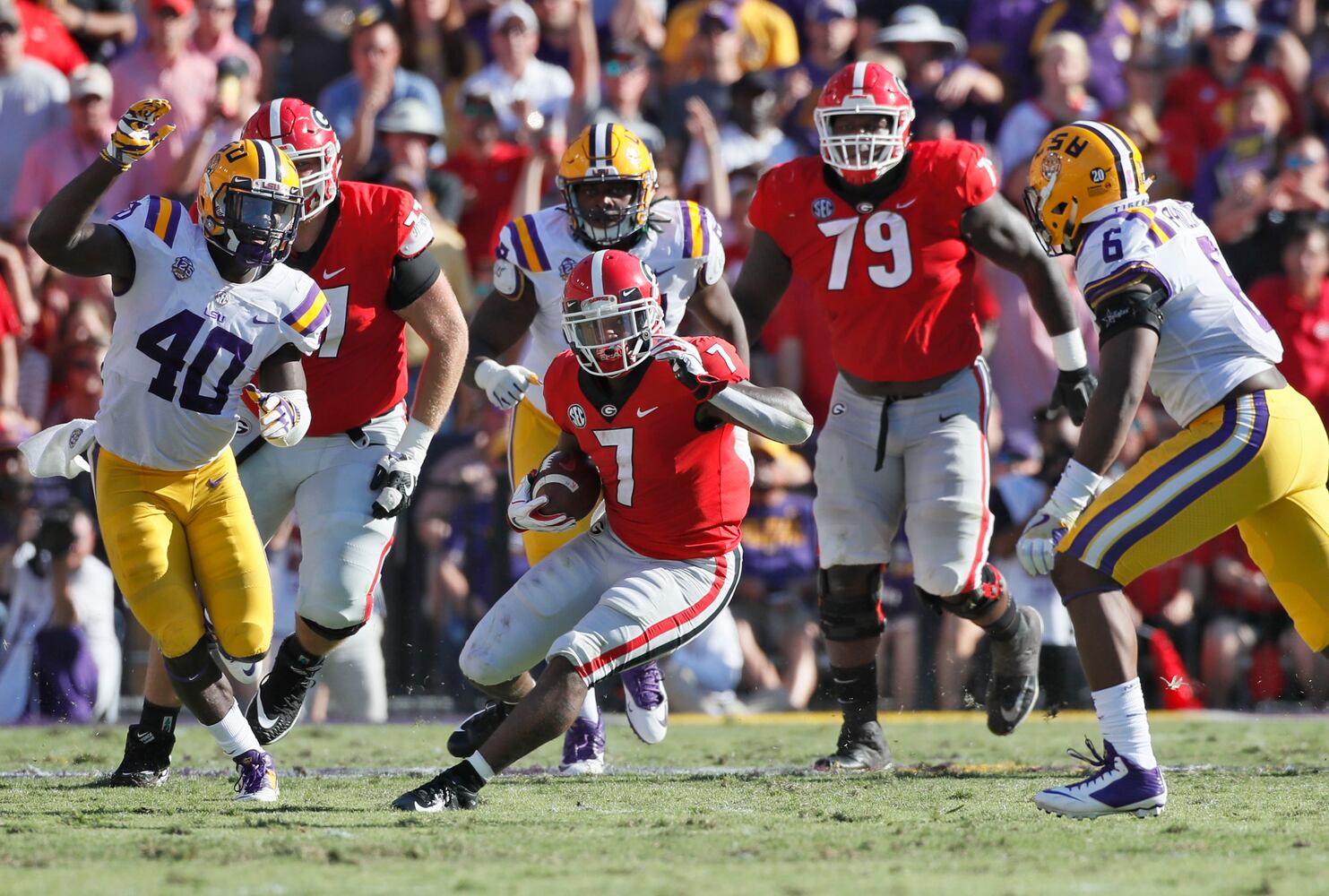 Photos: Bulldogs get big SEC test from LSU