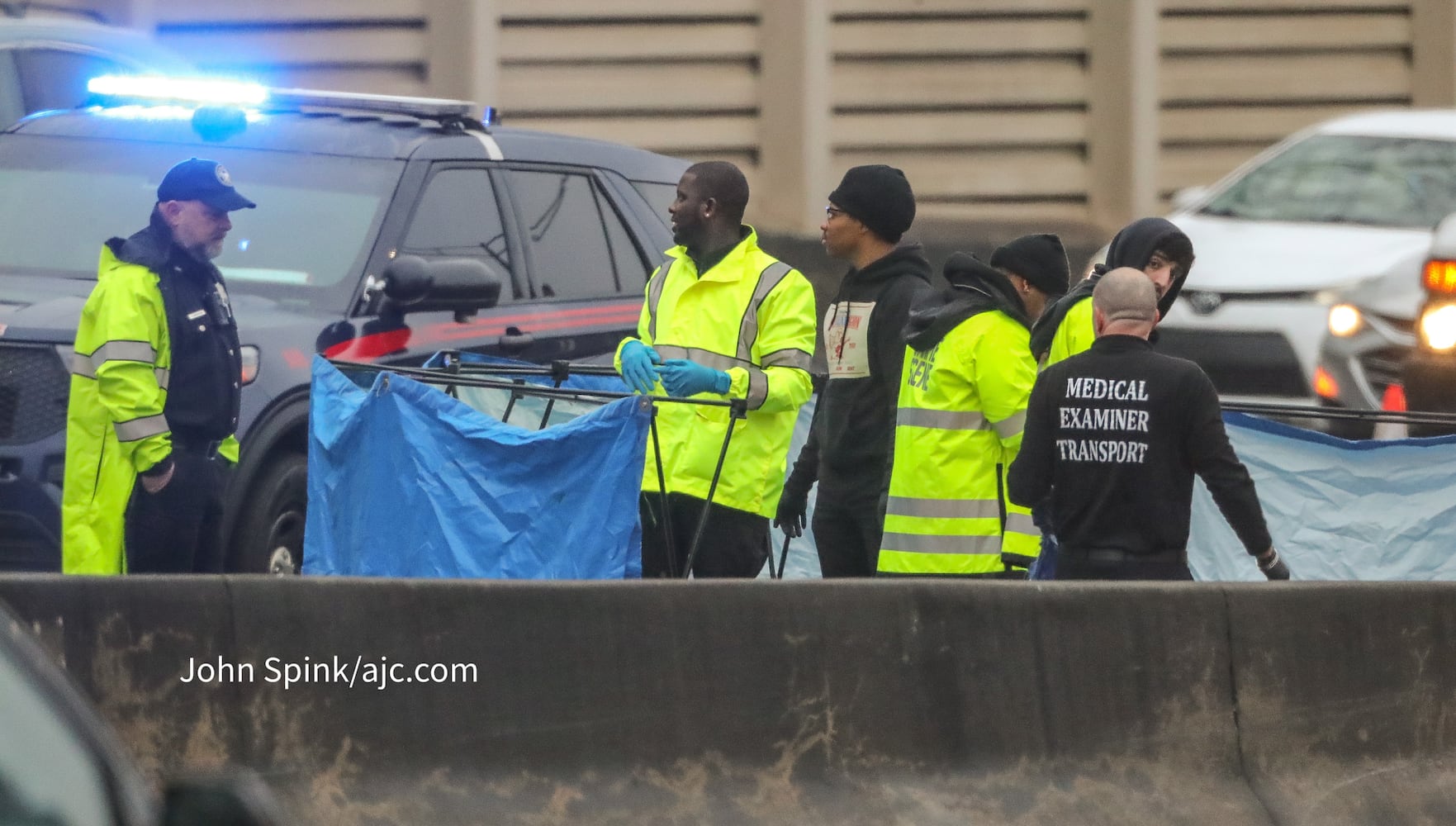 Downtown Connector crash Jan. 24, 2024