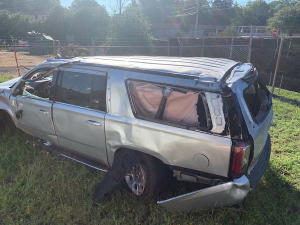 Three men were injured last week after leading Georgia State Patrol troopers on a high-speed chase through three counties, authorities said. 