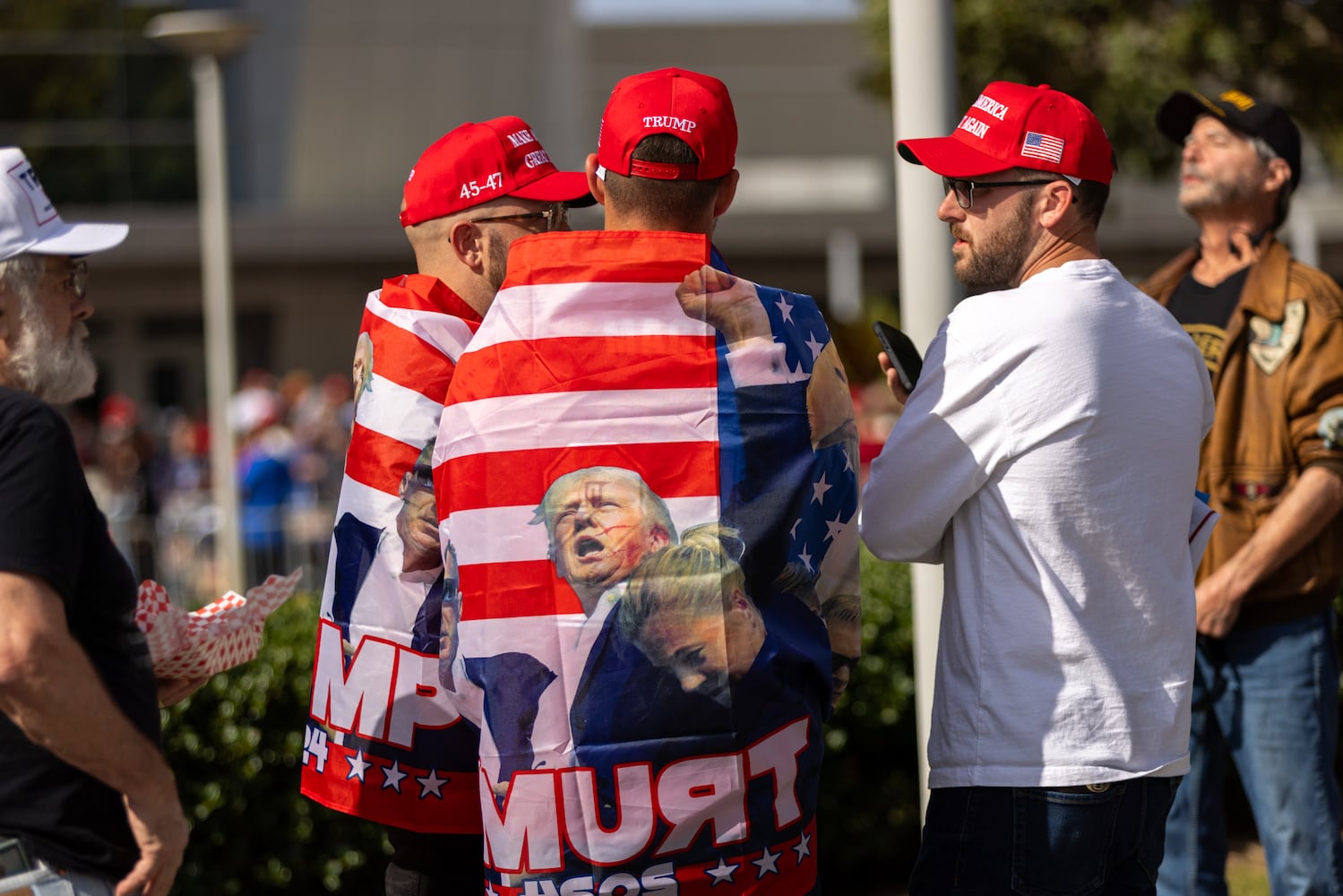 trump rally photos