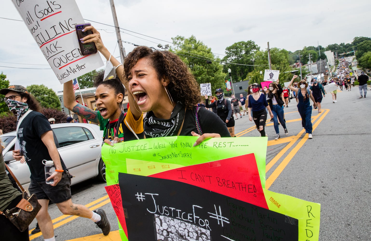 PHOTOS: Protesters gather across metro Atlanta