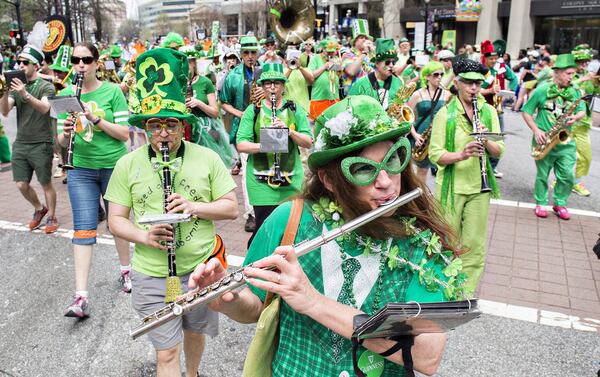 More than 80,000 people are expected to watch Atlanta St. Patrick’s Day Parade. Contributed by Jonathan Phillips