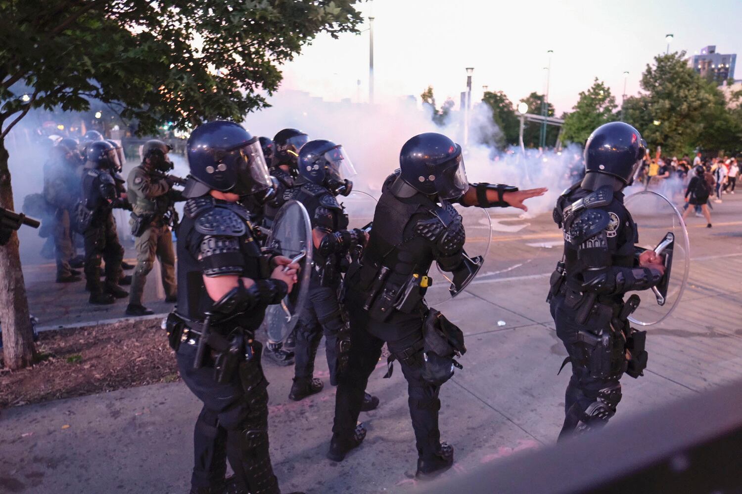 PHOTOS: Protesters gather across metro Atlanta