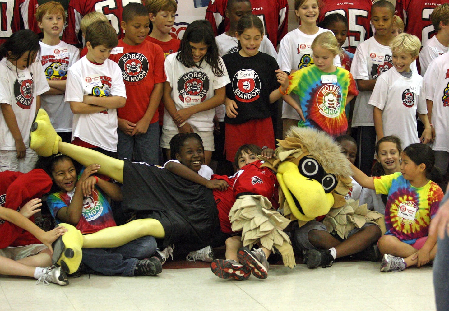 Atlanta Falcons mascot Freddie Falcon