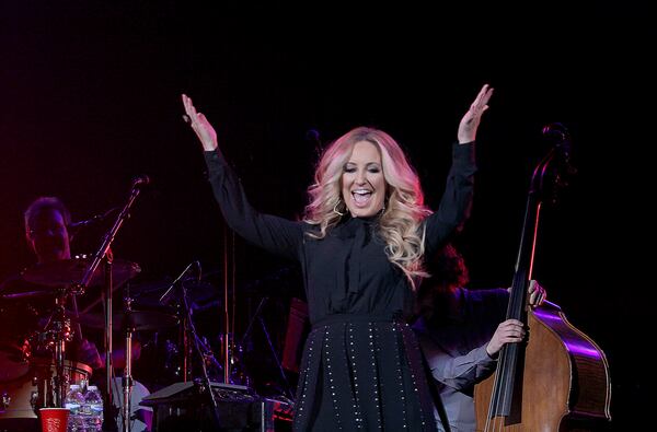  January 28, 2017 - DULUTH -- Multiplatinum, award-winning and favorite duet partner of Alan Jackson, Lee Ann Womack greets an enthusiastic crowd at the Infinite Energy Center in Duluth on Saturday, January 28, 2017. (Akili-Casundria Ramsess/Special to the AJC)