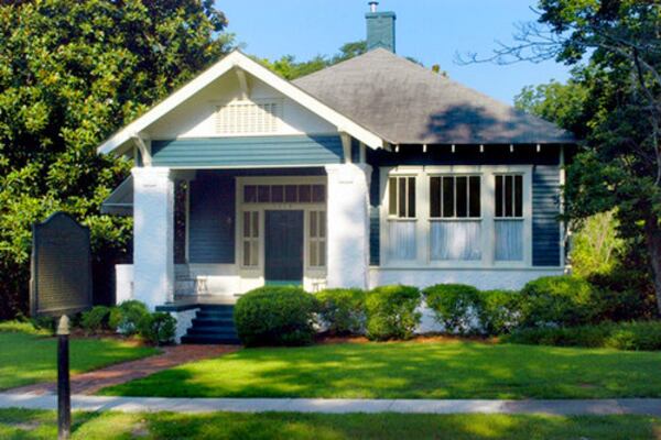 Georgia novelist Carson McCullers lived in this home in Columbus during her childhood and teenage years. Built in 1919 and operating as a museum by appointment, the house recently underwent a major renovation costing about $200,000. It is where she came up with the idea for her first novel, “The Heart is a Lonely Hunter.” The bestselling book made her famous at 23. Courtesy of Carson McCullers Center