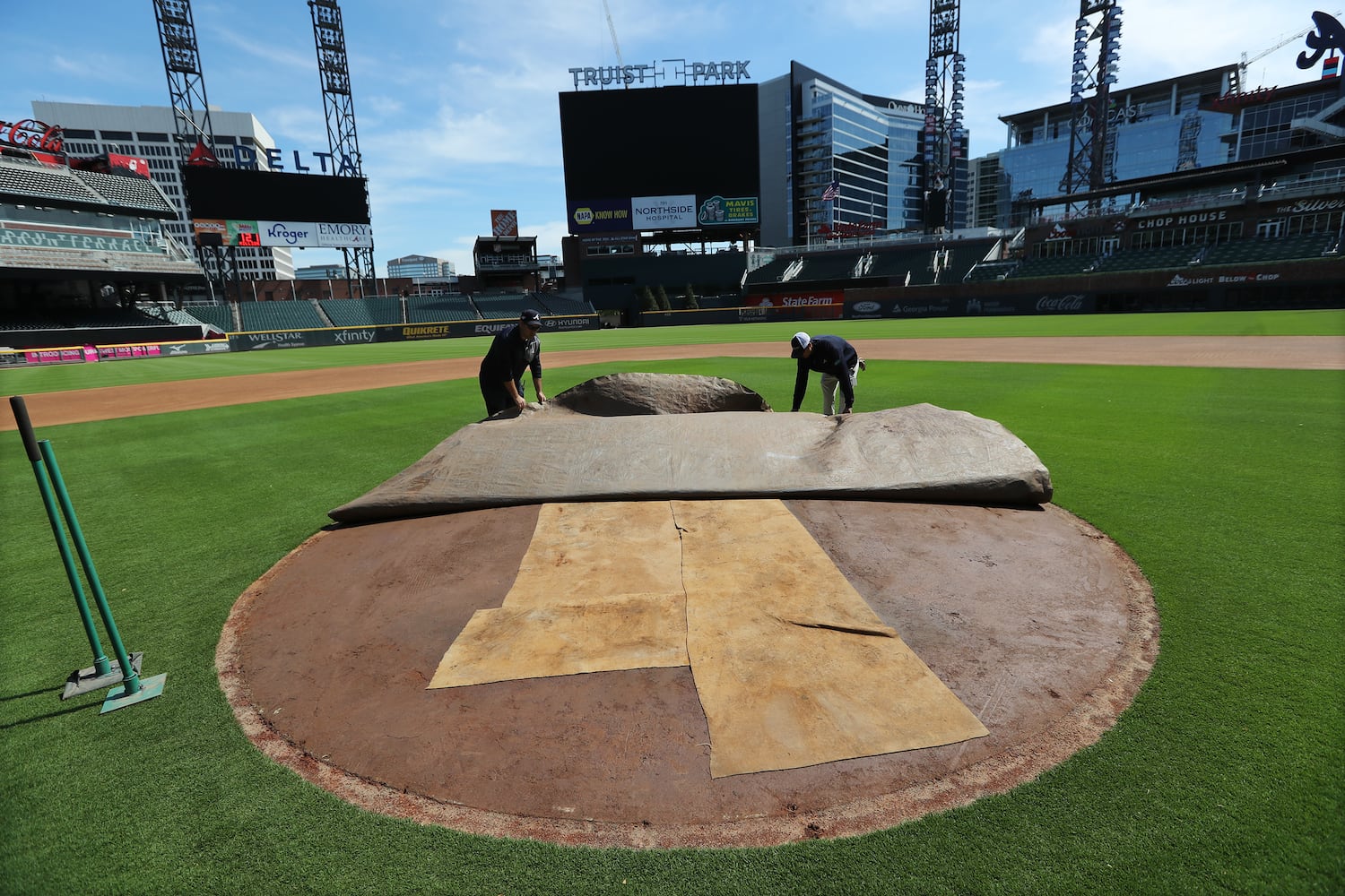 Photos: The Braves’ Truist Park without baseball