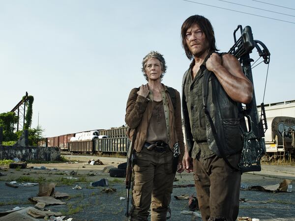 Carol (Melissa McBride) with one of "The Walking Dead"'s more popular characters Daryl Dixon (Norman Reedus).