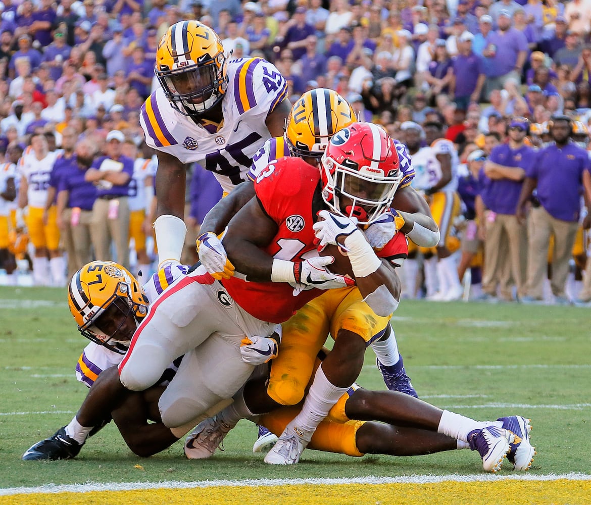 Photos: Bulldogs are humbled by LSU