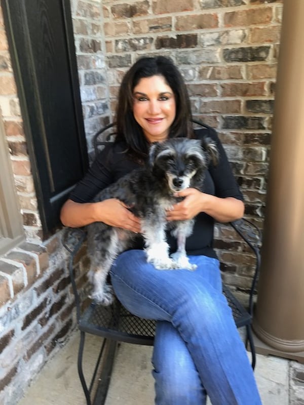 Susan Taba and her dog, Elvis, live in Sugar Hill. Elvis was bitten by what she suspects was a copperhead. He recovered and is back to eating and barking at cars. CONTRIBUTED