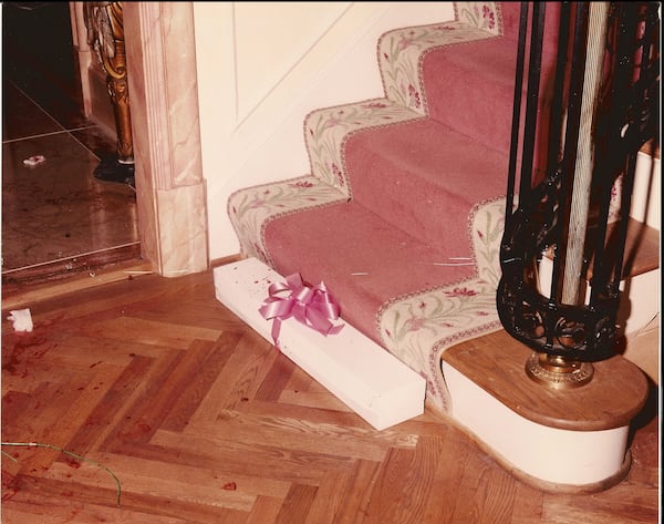 The box of flowers carried by the gunman who killed Lita Sullivan.
Courtesy of the Georgia Bureau of Investigation