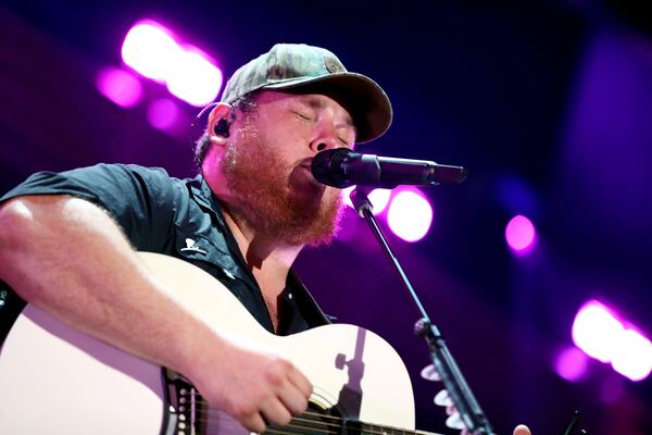 Luke Combs will perform at Ameris Bank Amphitheatre on July 12.  (Photo by Rich Fury/Getty Images for iHeartMedia)