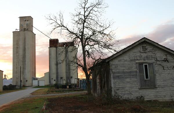 "Standing guard over the town of Orchard Hill is the historic first grain elevator built in Georgia. Named Swint Seed and Grain Co and built by State Senator Albert Swint in 1946," wrote Freddy Frank of Peachtree City.