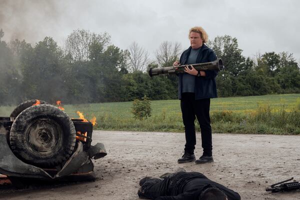 Fortune Feimster as Roo Russell in episode 107 of "Fubar." Cr. Christos Kalohoridis/Netflix © 2023