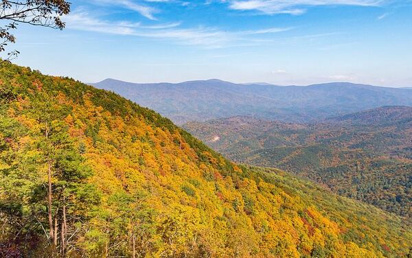 Fort Mountain State Park offers expansive views of Georgia's Appalachian mountains.