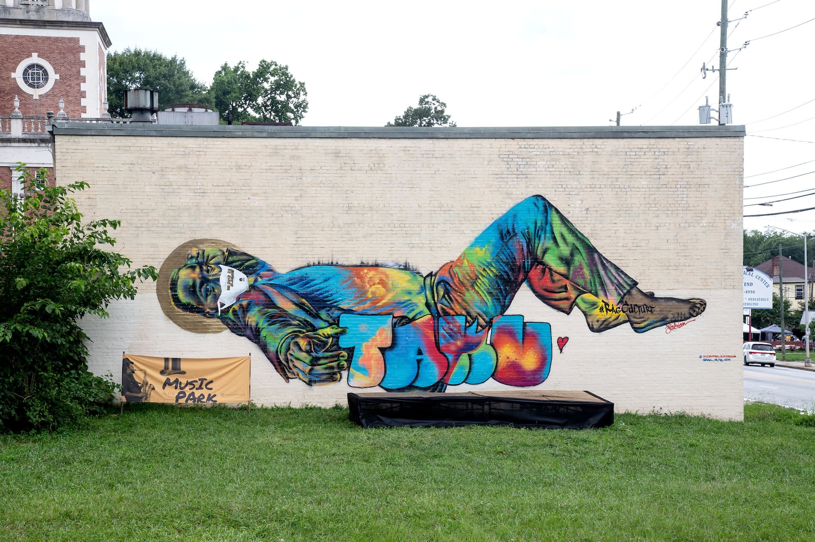 A Mural is painted on a building at the corner of Ralph D Abernathy Boulevard and Peeples Street in Atlanta, June 30, 2020. STEVE SCHAEFER FOR THE ATLANTA JOURNAL-CONSTITUTION