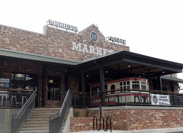 The governor’s new executive order won’t change much at Marietta Square Market, except the food hall’s tenants can display food on their counters to promote special dishes. RYON HORNE / RHORNE@AJC.COM