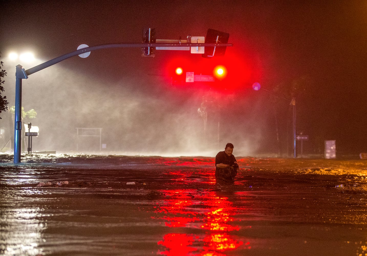 Hurricane Nate lashes Gulf Coast before weakening to tropical storm