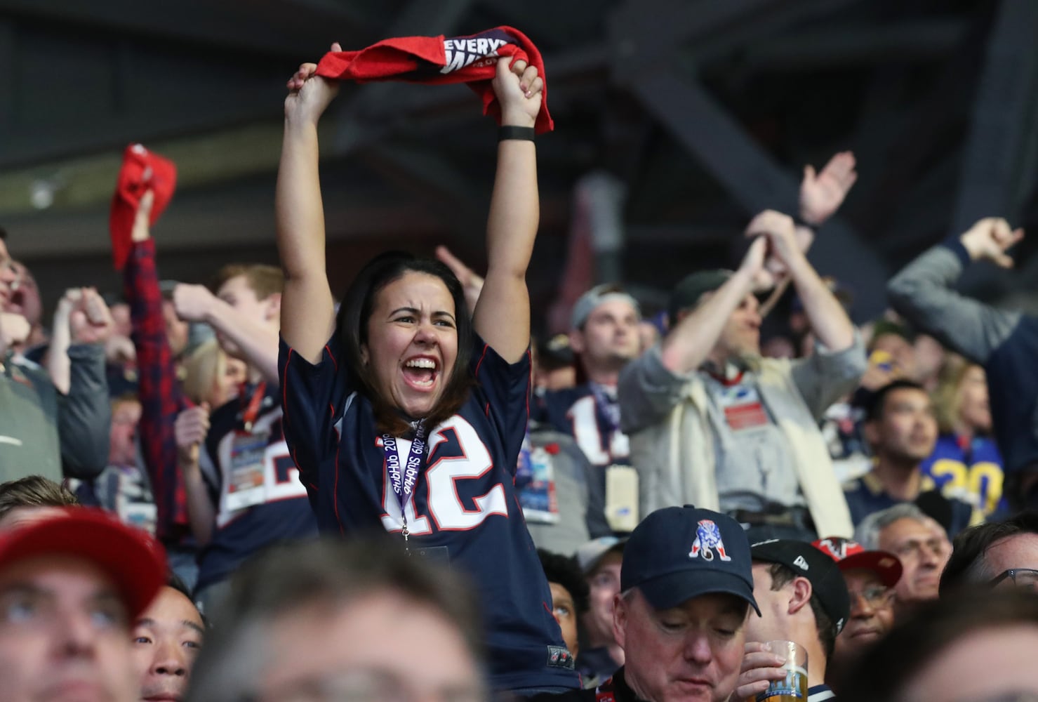 Photos: Celebration and dejection at the Super Bowl