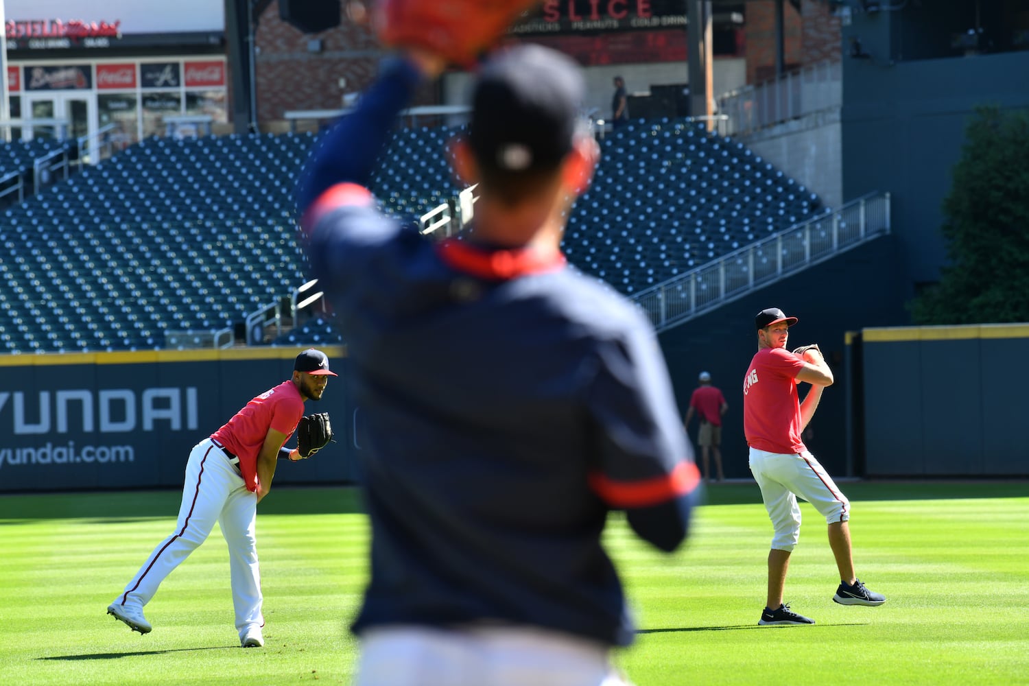 Braves Worksout ahead of NLCS