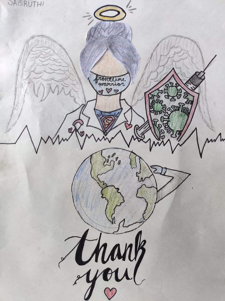 Art from the Heart: Kids thank front-line health care workers