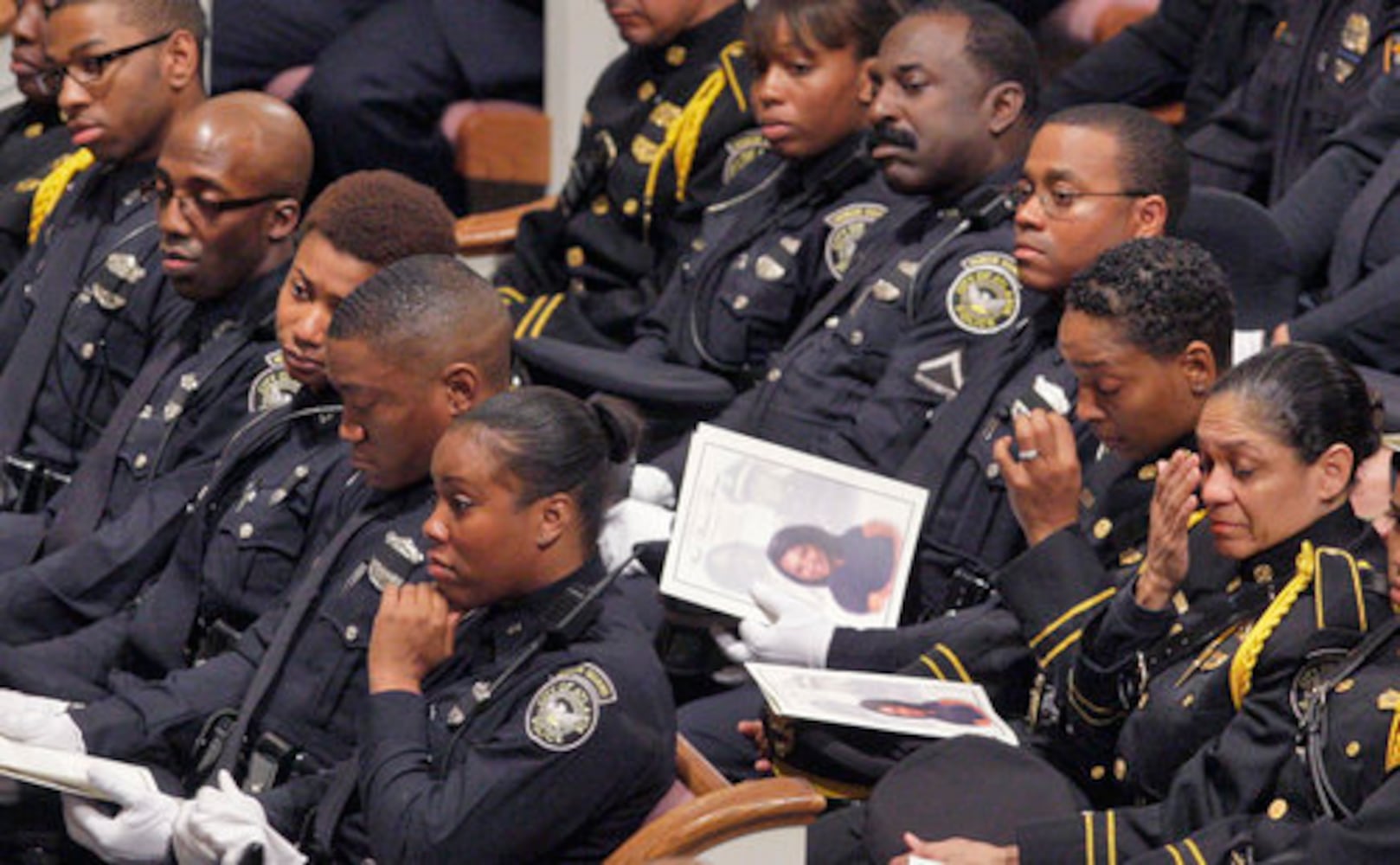 Funeral for Atlanta Police Officer Gail Thomas