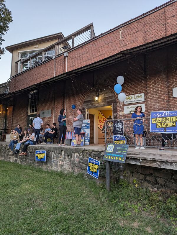 On Oct. 10., Red Clay Democrats hosted a fundraising event titled "The South Chooses Harris Walz." Red Clay Democrats is a group of young professionals that helps energize voters for Georgia Democrats. (Courtesy)