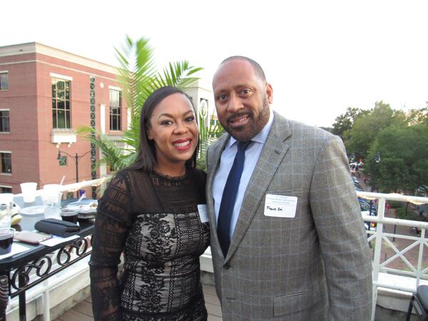  Frank Ski with his fiance Patrice Henry. CREDIT: Rodney Ho/rho@ajc.com