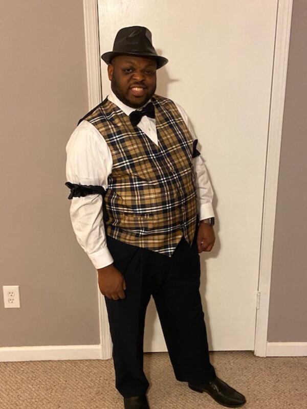 Eddie Lee Hines looks dapper in his vintage duds. 
(Courtesy of Eddie Lee Hines.)