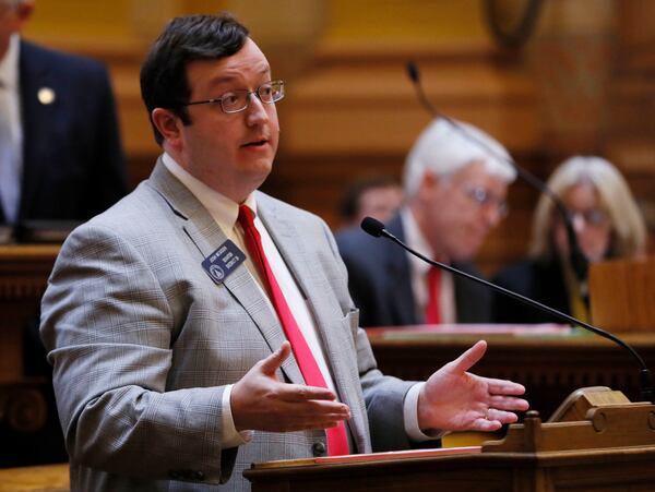 Georgia GOP chair Josh McKoon said the party doesn’t anticipate a major challenge to former President Donald Trump's bid for the Republican presidential nomination. (Bob Andres/AJC)