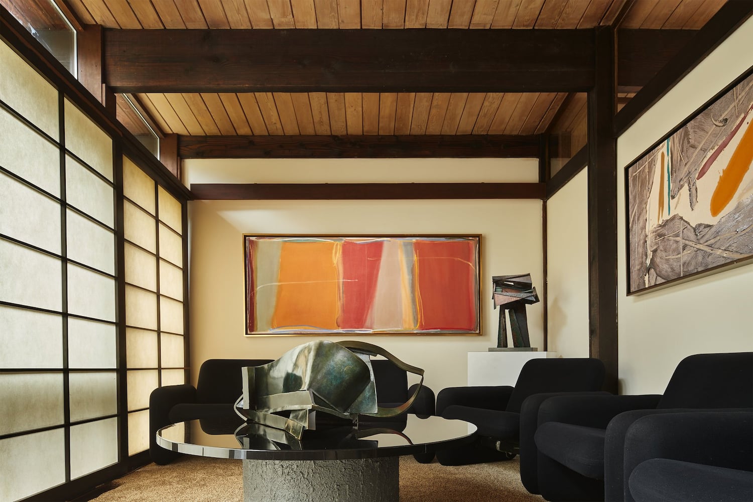 Couple’s art collection finds the perfect match in this family home