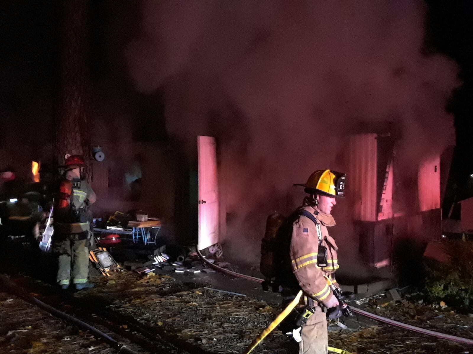 A man woke up to find heavy smoke. (Photo: Gwinnett County Department of Fire and Emergency Services)