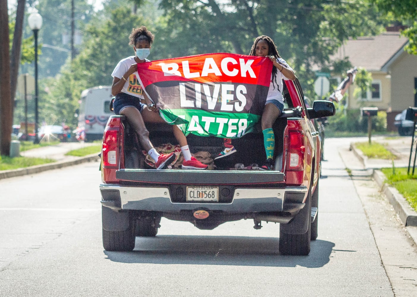 PHOTOS: Fourth of July drive-by parade in Powder Springs