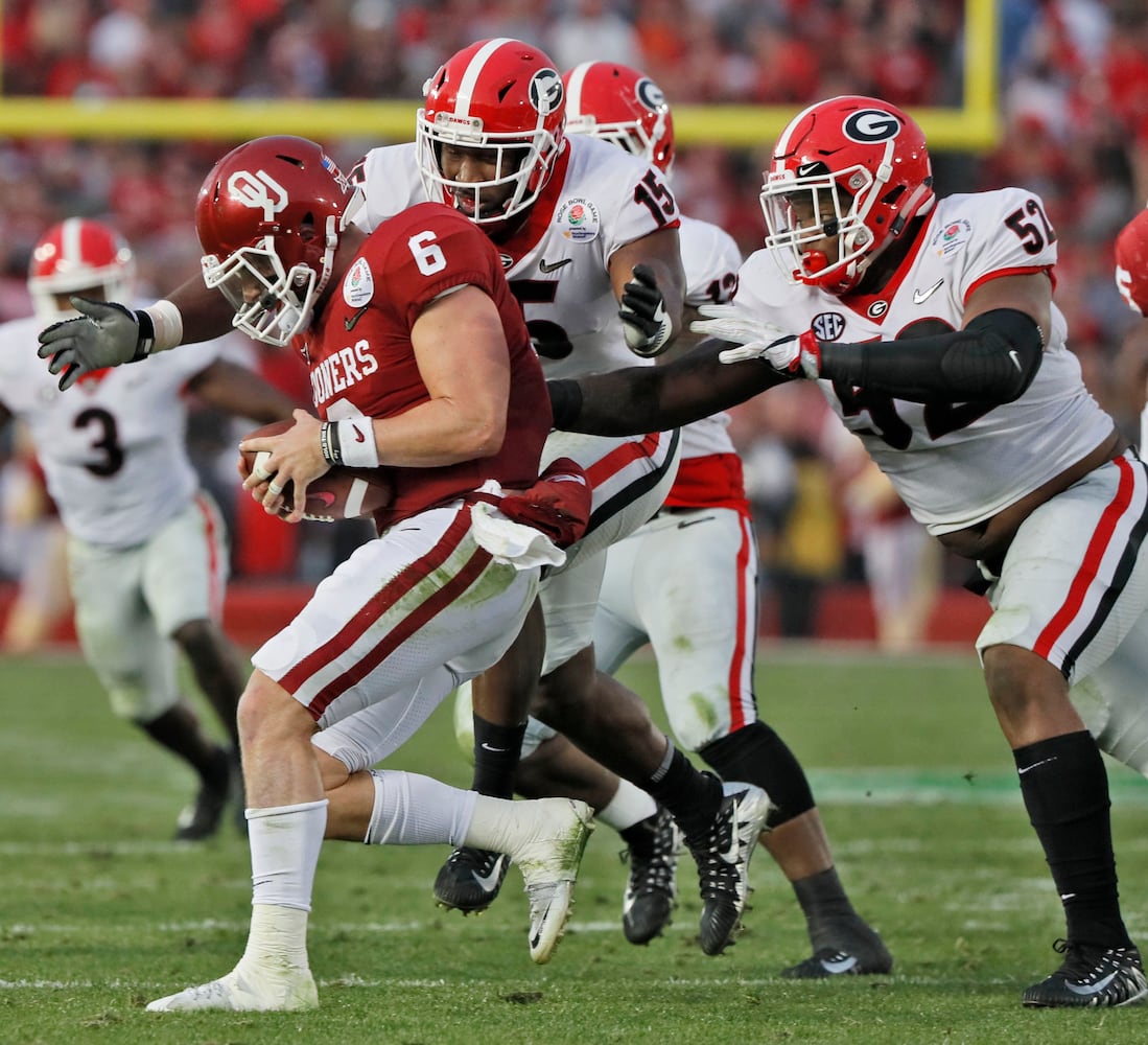 Photos: Bulldogs outlast Sooners in Rose Bowl