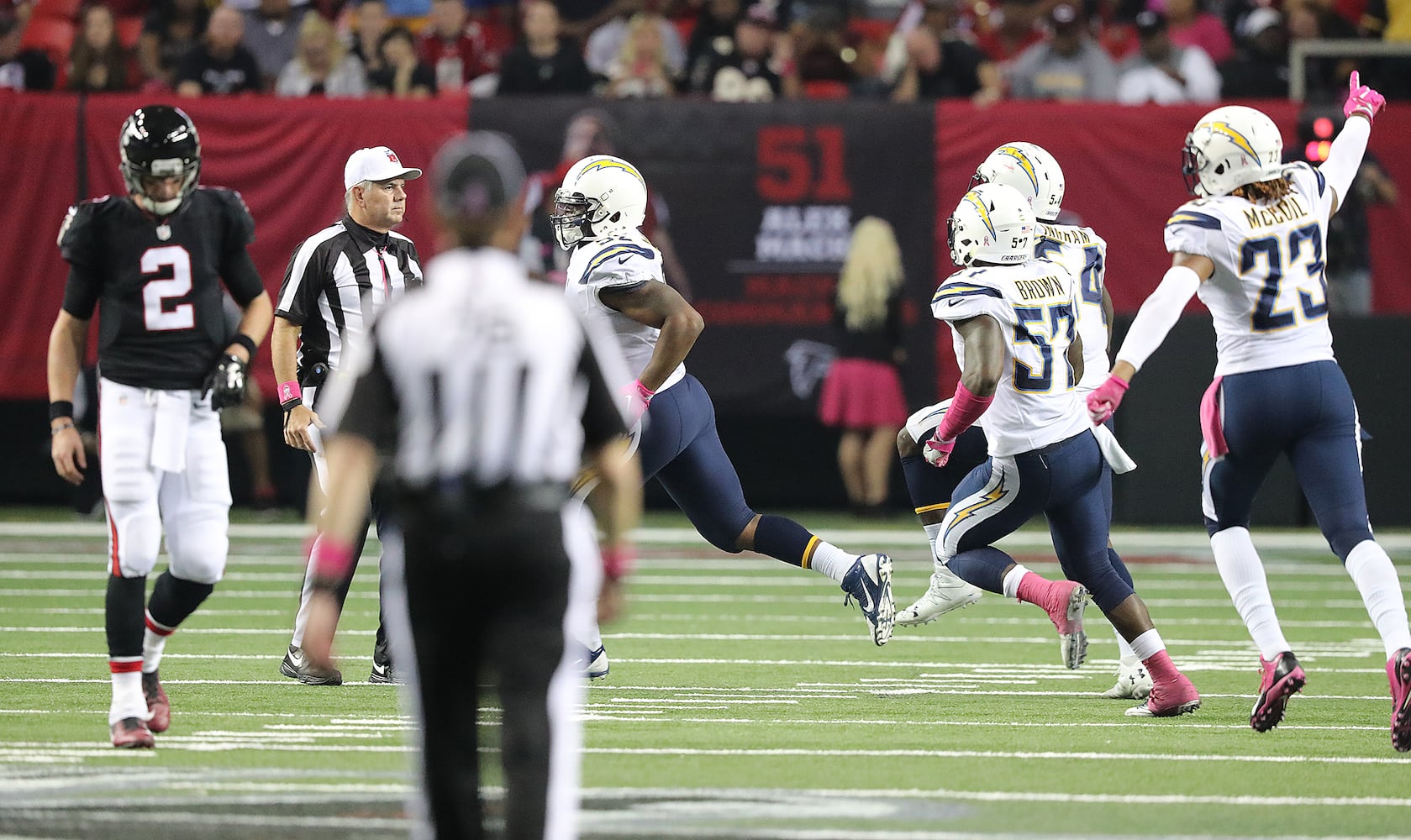 Falcons vs. Chargers at Georgia Dome