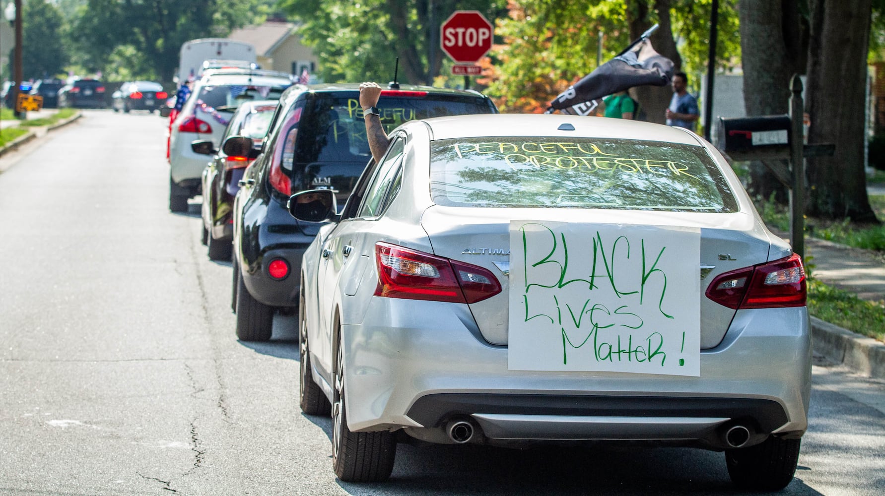 PHOTOS: Fourth of July drive-by parade in Powder Springs