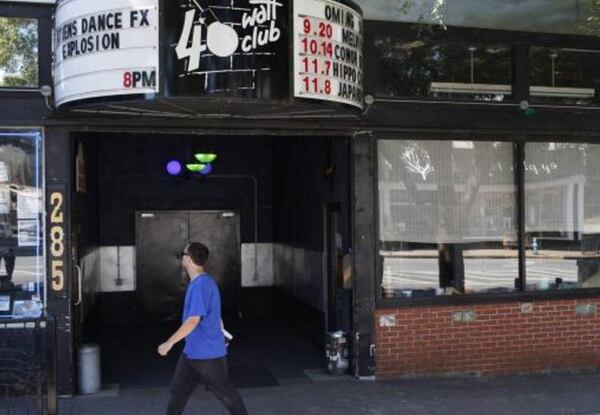 The 40 Watt, a music club in Athens, was burglarized last week. (Credit: Athens Banner-Herald)