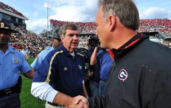 "Congrats on being a finalist, Mark." (Brant Sanderlin, AJC)