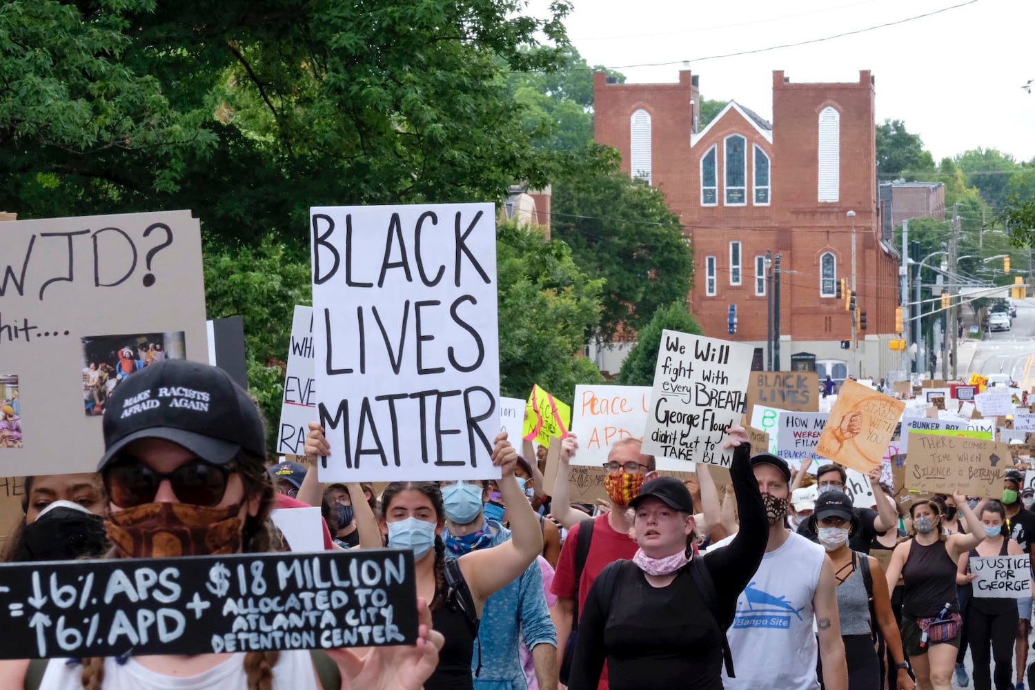 PHOTOS: 9th day of protests in Atlanta