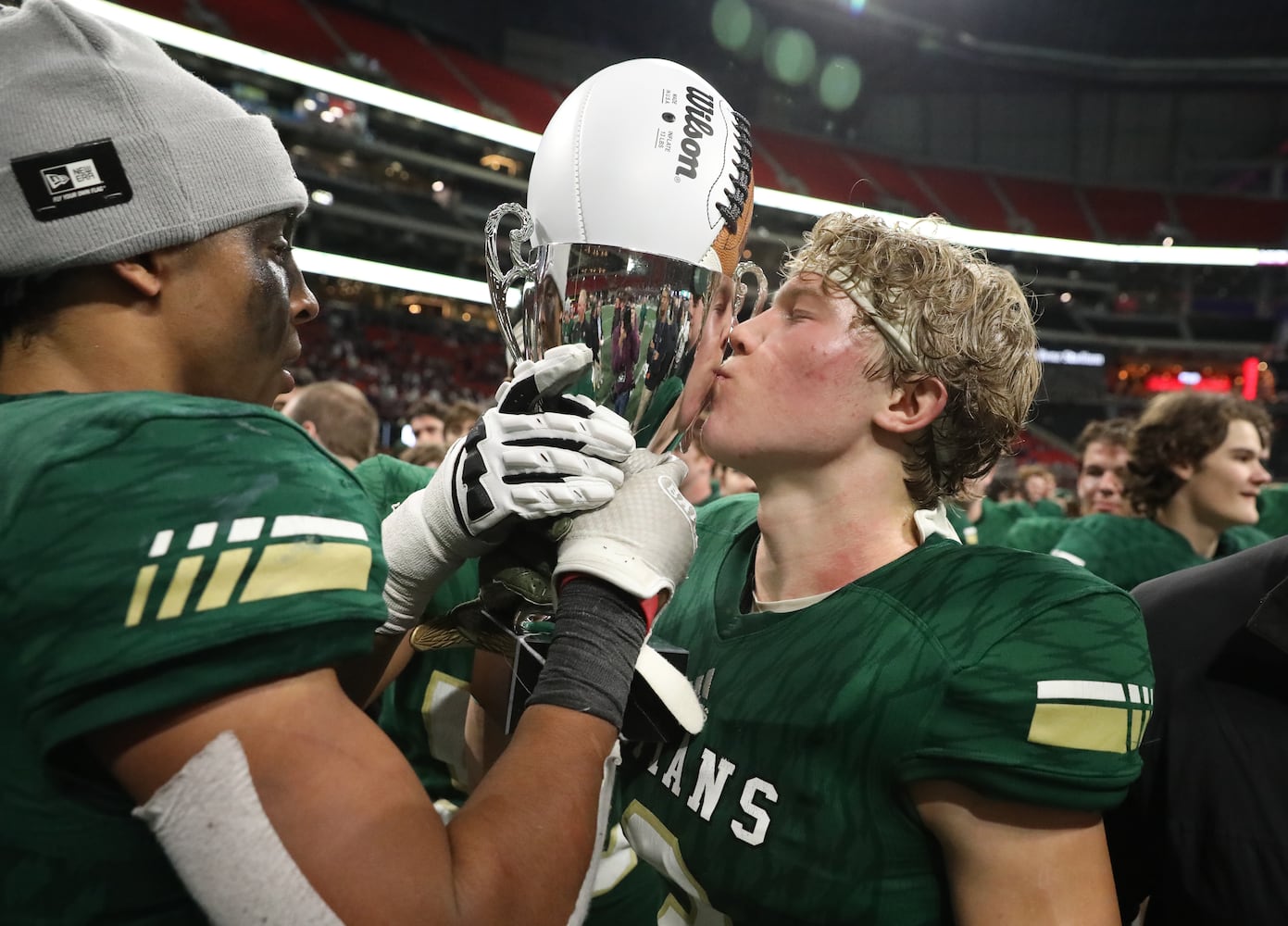 Photos: Day 2 of HS state title games at Mercedes-Benz Stadium