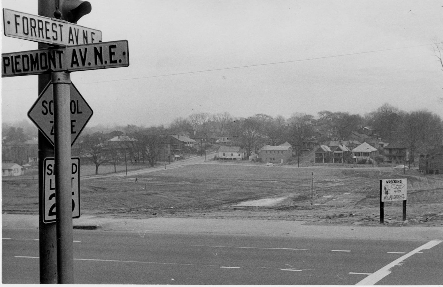 Piedmont Avenue through the years