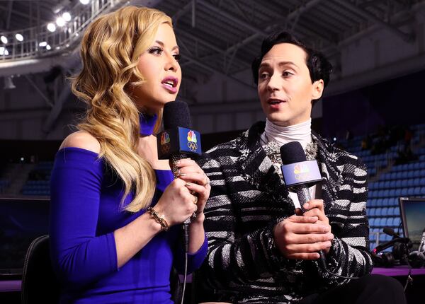 Lipinski and  Weir, seen here during the pairs short program on Feb. 14, both skated in the Olympics (she won a gold medal).They know their stuff and aren’t afraid of speaking their minds, which could make Sunday night’s Closing Ceremony onn NBC must-see TV.  