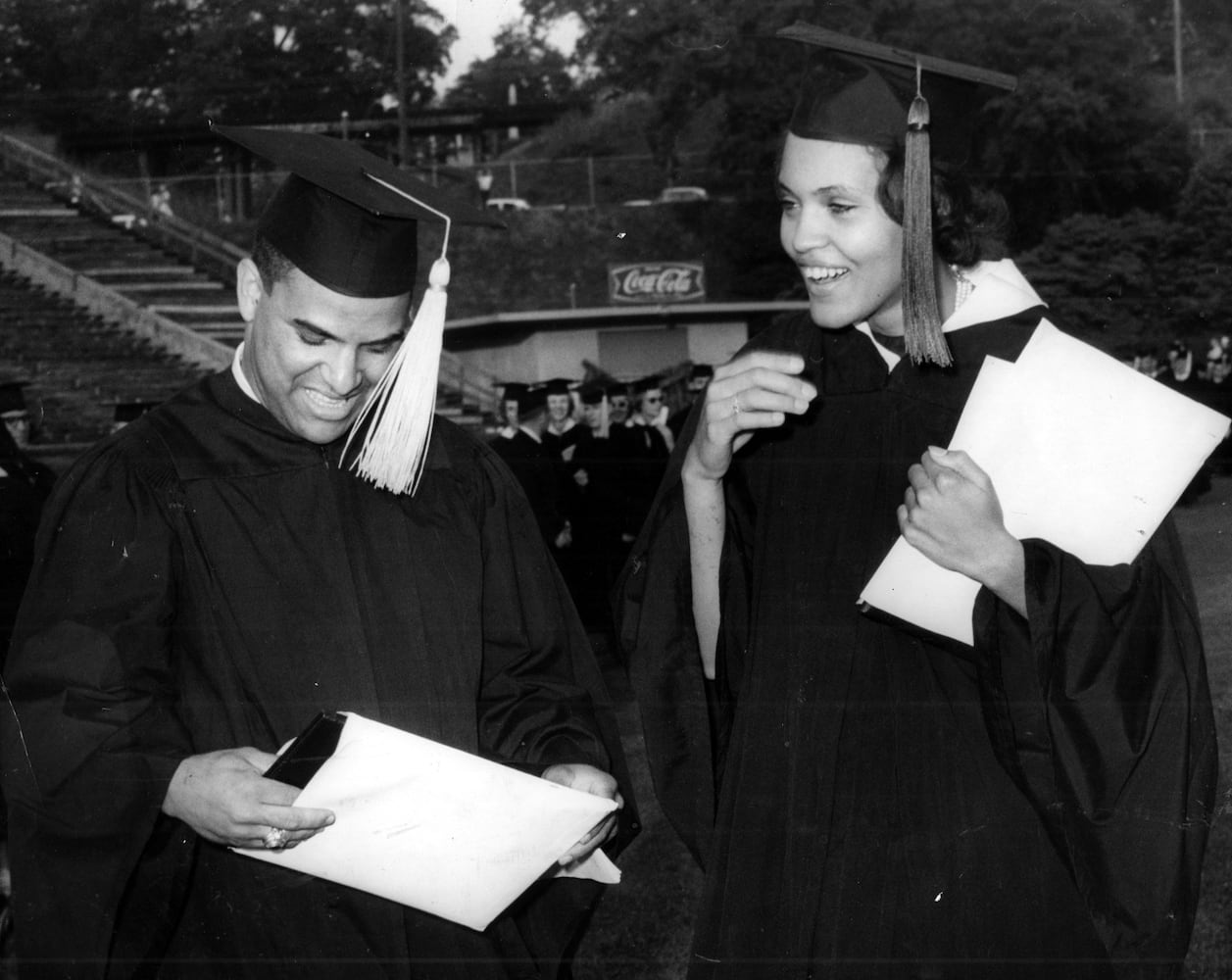 Hamilton Holmes and Charlayne Hunter