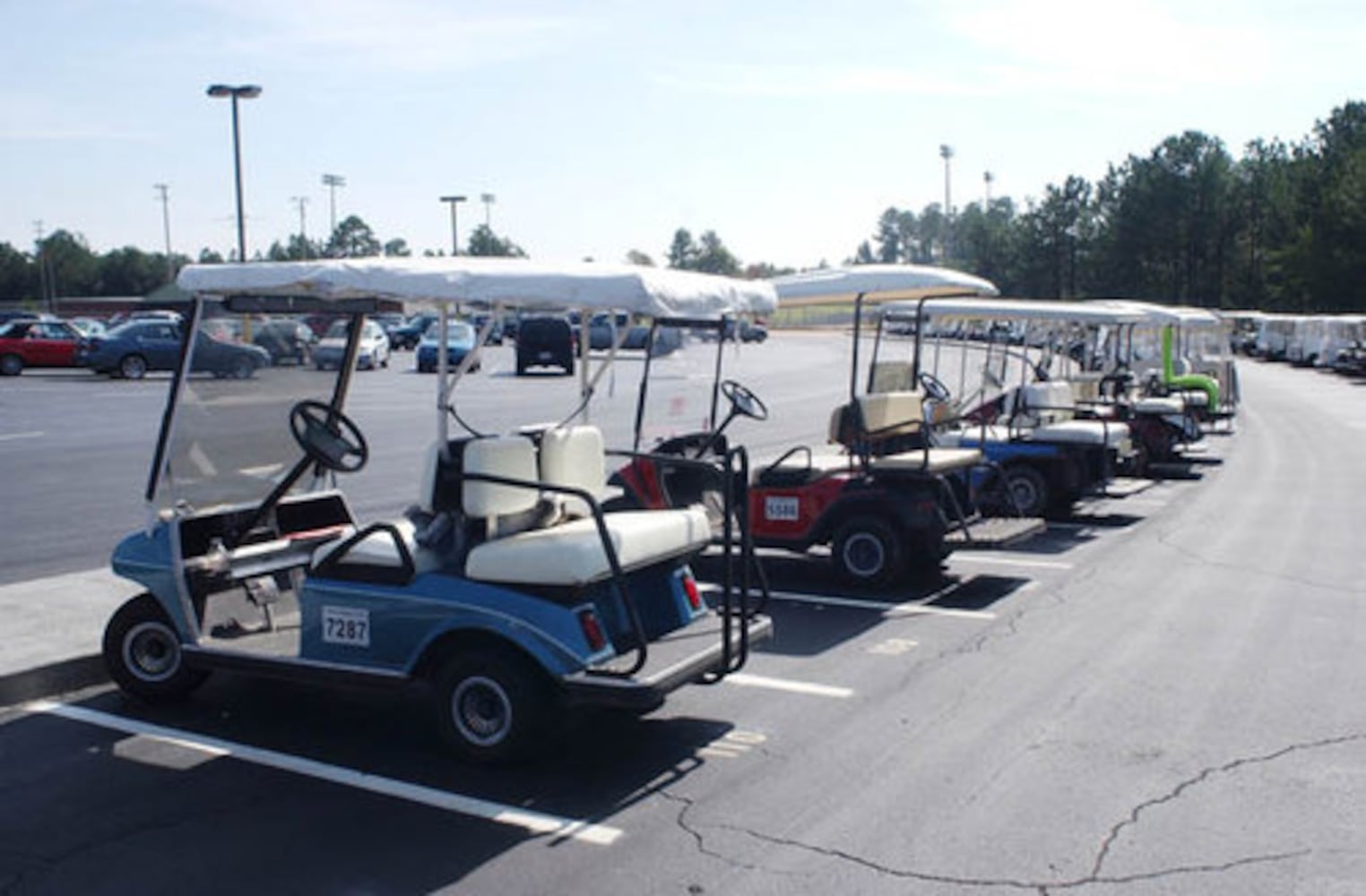 Golf carts in Peachtree City