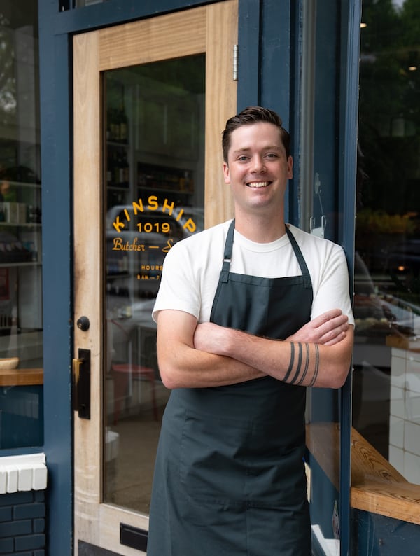 Myles Moody is the chef and co-owner of Kinship Butcher & Sundry in Virginia-Highland. (Courtesy of Kathryn Ann Waller/Kinship Butcher & Sundry)