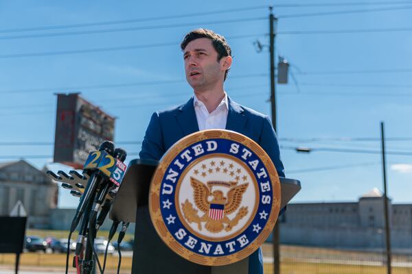 U.S. Sen. Jon Ossoff, D-Ga., is a guest today on the "Politically Georgia" show. 