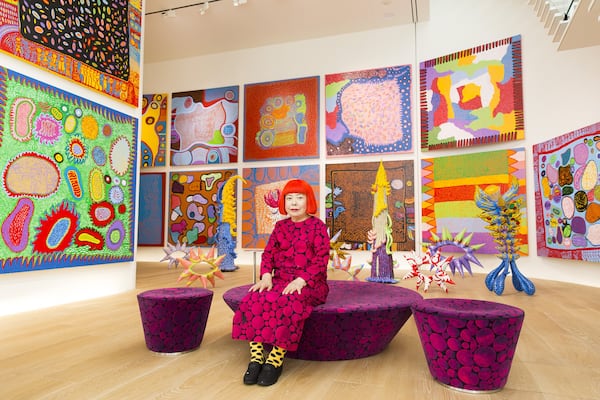 The High Museum of Art will stage an exhibition of the art of Yayoi Kusama beginning Nov. 18, putting on display not only her mirrored “infinity” installations, but also dozens of works from throughout her career. CONTRIBUTED BY MAGNOLIA PICTURES