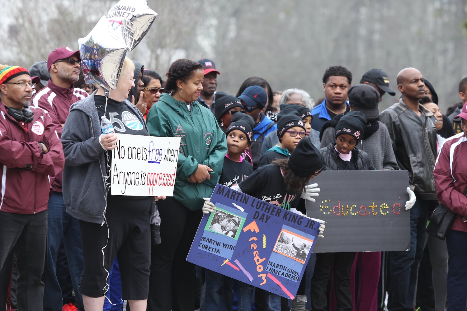 Annual MLK Day parade in Gwinnett County, Jan. 16, 2017