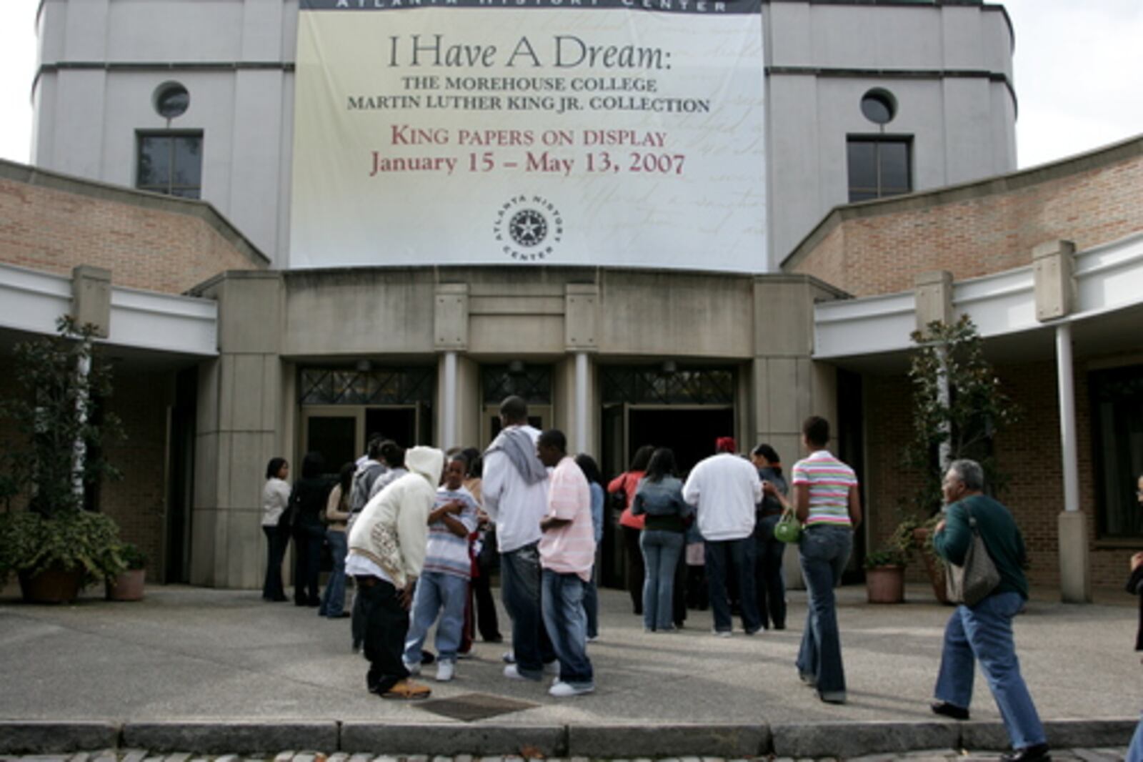 Residents gather at the Atlanta History Center in 2006. 